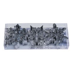 R&M International Corp Cookie Cutter Set Silver 3 pc