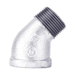 STZ Industries 1-1/2 in. FIP each X 1-1/2 in. D MIP Galvanized Malleable Iron 45 degree Street Elbow