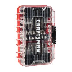 CRAFTSMAN Assorted Screwdriver Bit Set Steel 47 pc