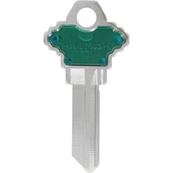 HILLMAN ColorPlus House/Office Key Blank Single Green