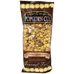 Devon's Mackinac Island Fudge Co. Cashew Caramel Popcorn 10 oz Pegged
