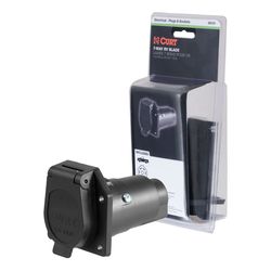 CURT 7 Way RV Blade Connector Socket 4.13 in.