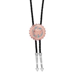Montana Silversmiths Women's Emma's Sunlight Rose Gold Bolo Tie One Size Fits Most