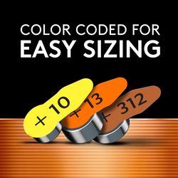 Duracell Zinc Air 312 1.5 V Hearing Aid Battery 8 pk