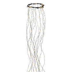 Celebrations Platinum LED Big Seed Cluster Warm White 1080 ct String Christmas Lights 10 ft.