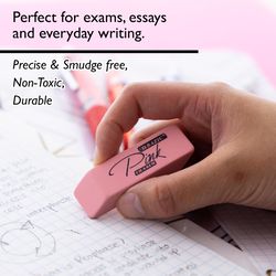 Bazic Products Pink Pencil Erase Wedge 4 pk
