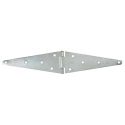 Ace 12 in. L Zinc-Plated Heavy Duty Strap Hinge 1 pk