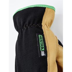 Hestra Job Unisex Indoor/Outdoor Work Gloves Black/Tan 3XL 1 pair