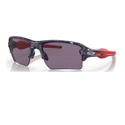 Oakley Standard Issue Flak Sunglasses Unisex Navy Splatter Frame Prizm Gray Lens Polarized