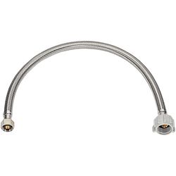 Ace 3/8 in. Flare X 7/8 in. D Ballcock 12 in. Braided Stainless Steel Toilet Supply Line