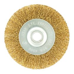 Stay Sharp 4 in. Fine Crimped Wire Wheel Brush Brass 1 pc