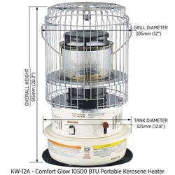 Comfort Glow Kerosene For Lamps/Space Heaters 1.1 gal
