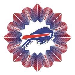 Spinfinity Designs Stainless Steel 12 in. Buffalo Bills Wind Spinner