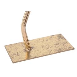 Tripar 9.75 in. L X 8.25 in. W X 15 in. H Gold Jewelry Spinner
