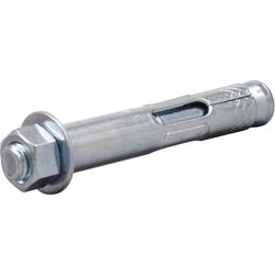 HILLMAN 1/2 in. D X 3 in. L Steel Hex Head Sleeve Anchors 12 pc