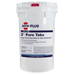 HTH Plus 3 Tablet Chlorinating Chemicals 50 lb. cap.