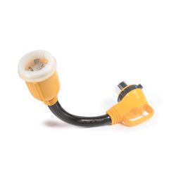 Camco 18 in. 50 amps Locking Electrical Adapter 1 pk