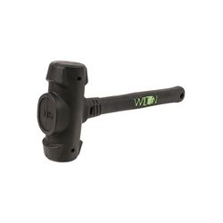 Wilton B.A.S.H. 3 lb Dead Blow Hammer Rubber Head Steel Handle