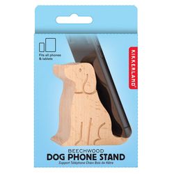 Kikkerland Brown Phone Stand Phone Stand For All Smartphones