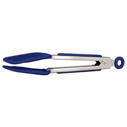 Tovolo Deep Indigo Silicone/Stainless Steel Turner Tongs