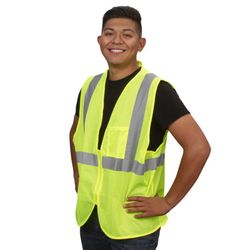 Cordova Cor-Brite Reflective Safety Vest Lime L