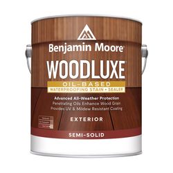 Benjamin Moore Woodluxe Semi-Solid Tint Base Penetrating Oil Waterproofing Wood Stain and Sealer 1 g