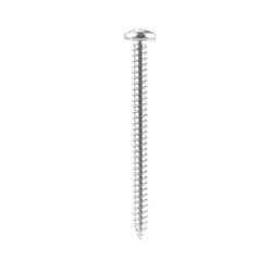 HILLMAN No. 8 Ga. X 2 in. L Phillips Pan Head Sheet Metal Screws 100 pk