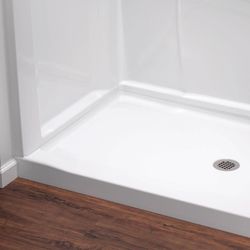 Delta Classic 500 4-7/8 in. H X 32 in. W X 60 in. L White Shower Base