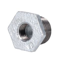 STZ Industries 1/2 in. MIP each X 1/4 in. D FIP Galvanized Malleable Iron Hex Bushing