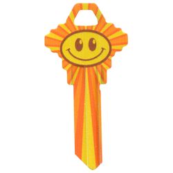HILLMAN Wackey Smiley Face House/Office Universal Key Blank Single