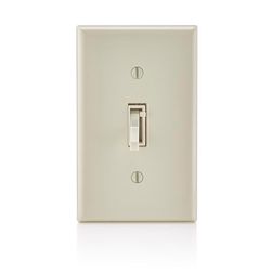 Leviton Light Almond 150 W Toggle Dimmer Switch 1 pk
