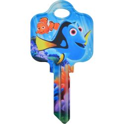 HILLMAN Disney Dory House/Padlock Universal Key Blank Single