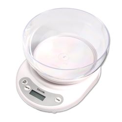 Taylor White Digital Kitchen Scale 6.5 lb