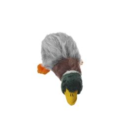 Multipet Migrators For Dog Multicolored Plush Mallard Dog Toy Medium 1 pk