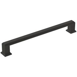 Amerock Traditional Bar Cabinet Pull 7-9/16 in. Matte Black Black 1 pk