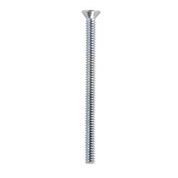 HILLMAN No. 6-32 Ga. X 2 in. L Phillips Flat Head Zinc-Plated Steel Machine Screws 100 pk