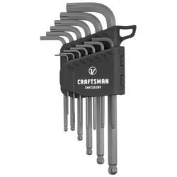 CRAFTSMAN V-Series X-Tract Technology SAE L-Handle Ball End Hex Key Set 13 pc