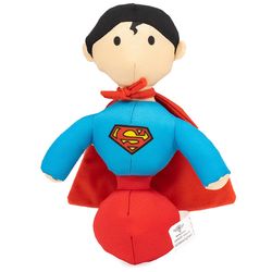 Buckle-Down For Dog Blue/Red Plush Superman Dog Toy 1 pk