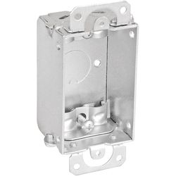 Southwire New and Old Work Rectangle Steel Switch Box