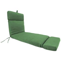 Jordan Manufacturing Green Olefin Chaise Lounge Cushion 3.5 in. H X 22 in. W X 72 in. L