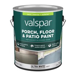 Valspar Satin Ultra White Porch and Floor Paint+Primer 1 gal