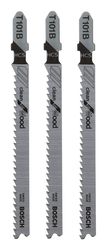 Bosch 4 in. Metal T-Shank Ground teeth and taper ground back Jig Saw Blade 10 TPI 3 pk