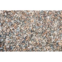 Retailer Sourced Natural Pond Pebbles 0.5 cu ft