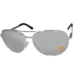 Siskiyou Sports College Tennessee Volunteers Sunglasses Unisex Silver Frame Gray Lens