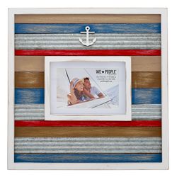 Pavilion We People Galvanized Multicolored MDF Picture Frame 5 x 7 in.
