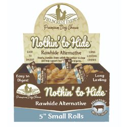 Fieldcrest Farms Nothin' to Hide Sm Roll Beef Grain Free Chews For Dogs 24 ct 5 in. 24 pk