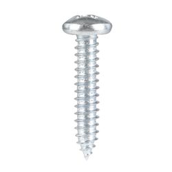 HILLMAN No. 14 Ga. X 1-1/4 in. L Phillips Pan Head Sheet Metal Screws 100 pk
