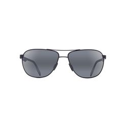Maui Jim Castles Sunglasses Unisex Matte Black Frame Neutral Gray Lens Polarized