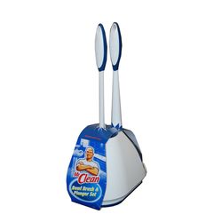 Mr. Clean Bowl Brush/Plunger Set White