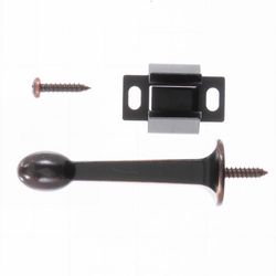 Ace 1.4 in. W Metal Oil Rubbed Bronze Bronze Rigid Door Stop w/Holder Mounts to door and wall 5/32 i